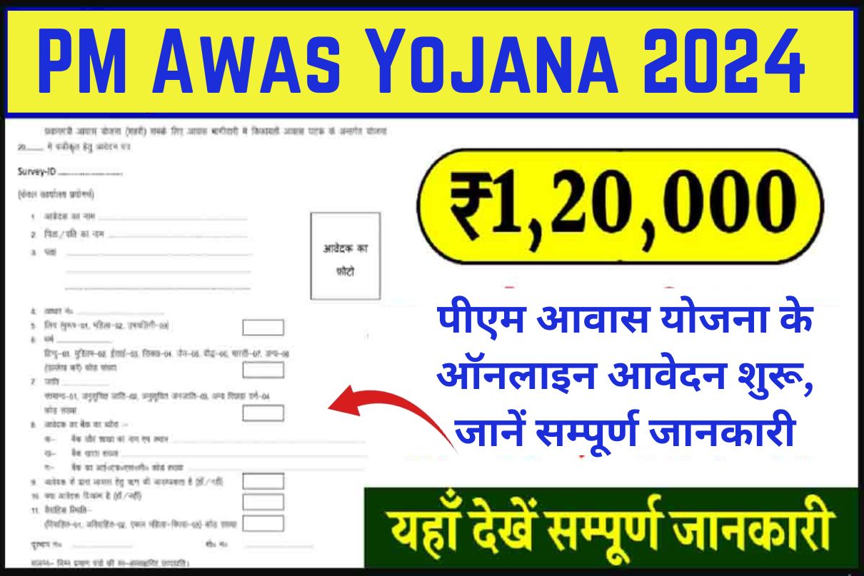 PM Awas Yojana 2024 : पीएम आवास योजना के ऑनलाइन आवेदन शुरू, जानें सम्पूर्ण जानकारी