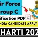 Air Force Group C Bharti 2025 » Notification PDF Latest Post, All India Candidate Apply Now