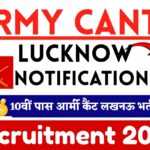 Army Cantt Lucknow Recruitment 2025 » 10th Pass Candidate , Group C, How To Apply