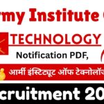 Army Institute Of Technology Recruitment 2025» Notification PDF, All India Jobs, Big Update