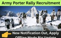 Army Porter Rally Recruitment 2025 : New Notification Out, Apply Offline Mode Big Update
