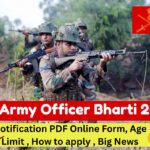 TA Army Officer Bharti 2025 Notification PDF Online Form, Age Limit , How to apply , Big News