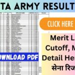 TA Army Result 2025 Download PDF, Merit List, Cutoff, Latest & Big Update Here