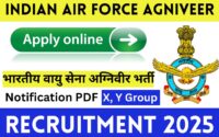 Indian Air Force Agniveer Recruitment 2025 » X, Y Group Notification PDF, Online Form Big News