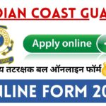 Indian Coast Guard Online Form 2025 Great Opportunity for 630 Post, Big Update