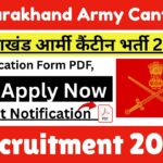 Uttarakhand Army Canteen Recruitment 2025 » Latest Notice Out Bumper Post Apply NOW