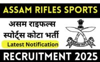 Assam Rifles Sports Quota Recruitment 2025 » Notification OUT, Apply Now, Big News