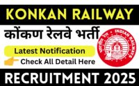 Konkan Railway Recruitment 2025 » Eligibility 10th Pass, Latest Notification OUT, Big News