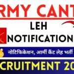 Army Cantt Leh Recruitment 2025 » 10th Pass Candidate , Group C, How To Apply, Big News