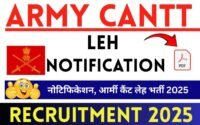 Army Cantt Leh Recruitment 2025 » 10th Pass Candidate , Group C, How To Apply, Big News