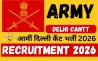 Army Delhi Cantt Recruitment 2026 » Group C Post, Notification PDF, Age Limit, Big News