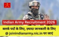 Indian Army Recruitment 2026 for 900+ Group C, Clerk Post, For Detail @ joinindianarmy.nic.in