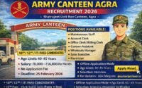 Army Cantt Agra Recruitment 2026 » Latest Notification OUT, Salary, How To Apply,
