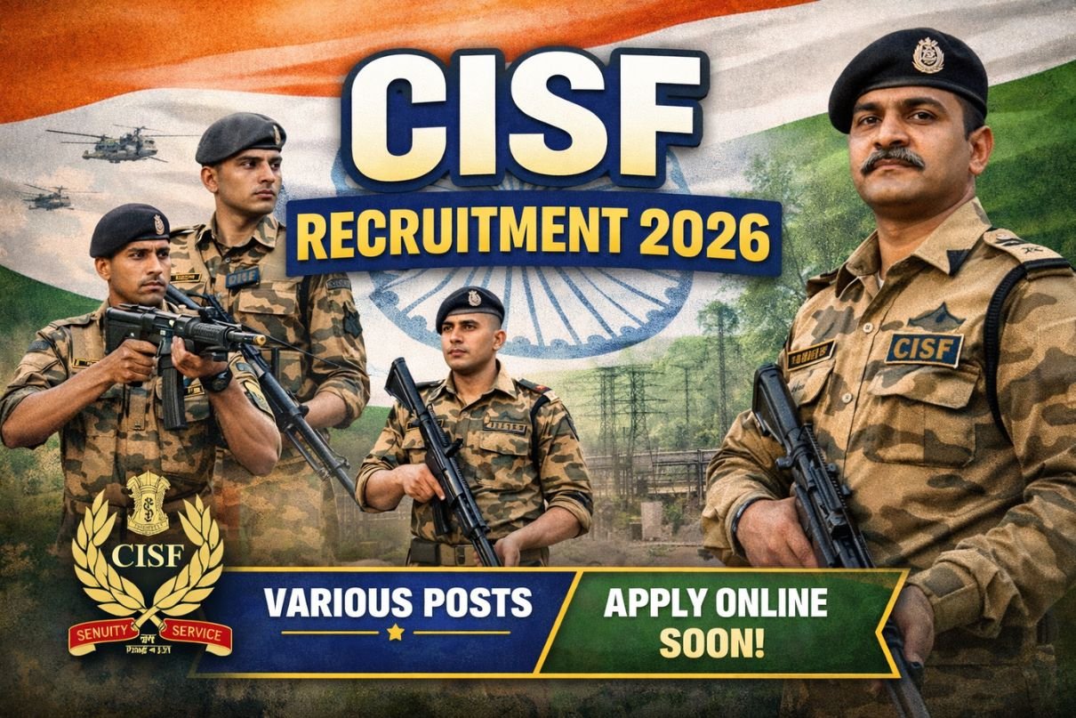 CISF Group A Recruitment 2026 : Notification PDF, Age Limit, How To Apply, Big News