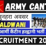 Army Canteen Haldwani Recruitment 2026 » 10th Pass Candidate , Salary, How To Apply, Big News