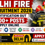 Delhi Fire Recruitment 2026 Notification : Apply Online for 6000+ Posts, Notification Big News