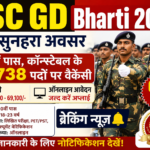 SSC GD Bharti 2026: 10th Pass , Constable Vacancy 61738 Post , Salary & Apply Online, Breaking News